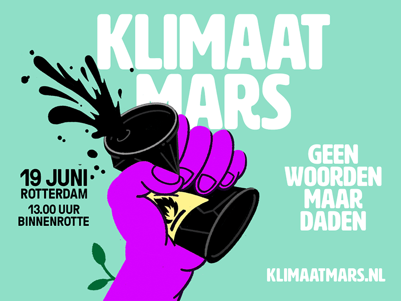 Klimaatmars in Rotterdam, fiets je mee?